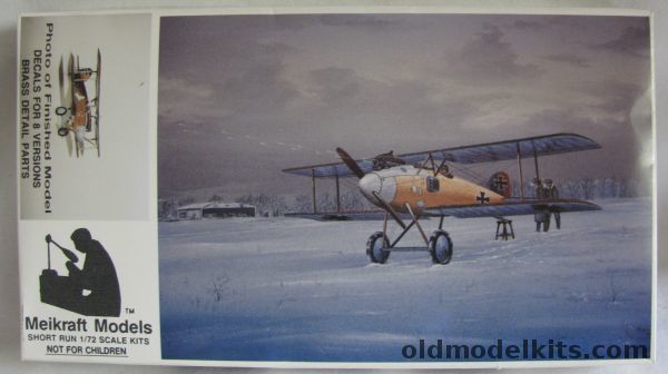 Meikraft Models 1/72 Albatros D-I / D-II / Oeffag (D.I  D.II) - With Markings for 8 Aircraft plastic model kit